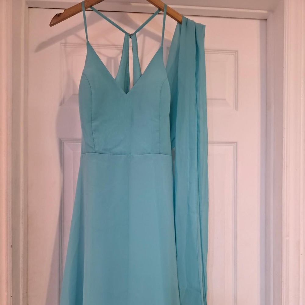 Azazie "Doll" Bridesmaid Dress – Size A16 | Spa (Teal) | NWT Brand new
